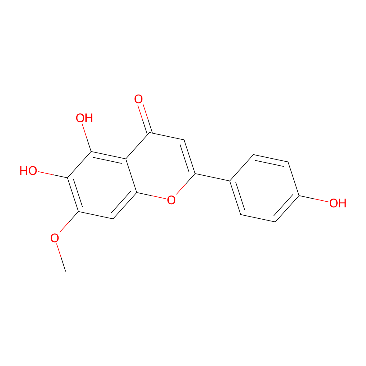 Sorbifolin molecular structure, CAS 23130-22-5