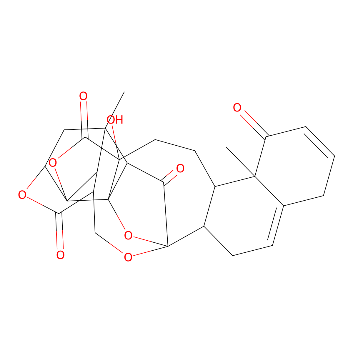 Physalin B molecular structure, CAS 23133-56-4