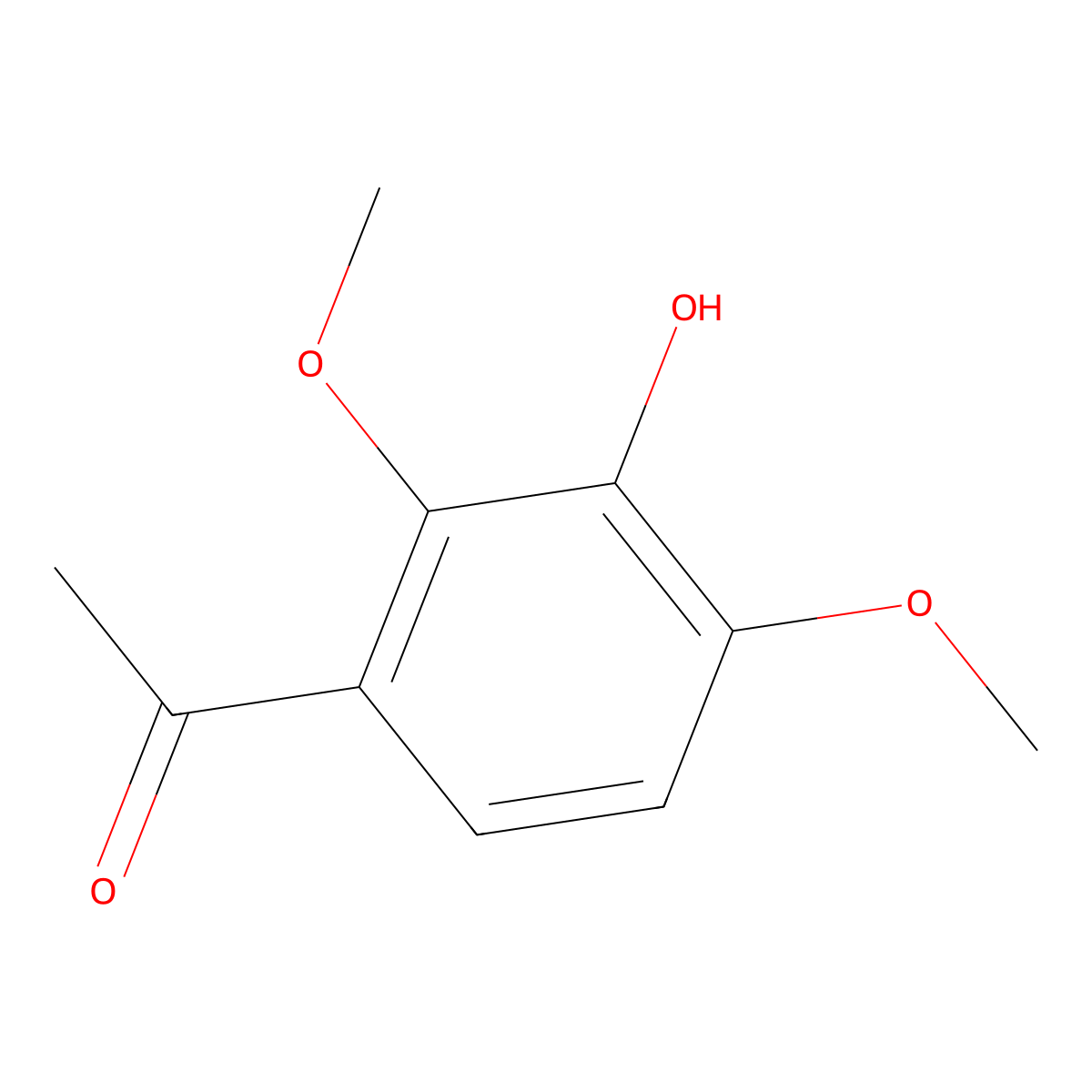 1-(3-Hydroxy-2,4-dimethoxyphenyl)ethanone molecular structure, CAS 23133-83-7