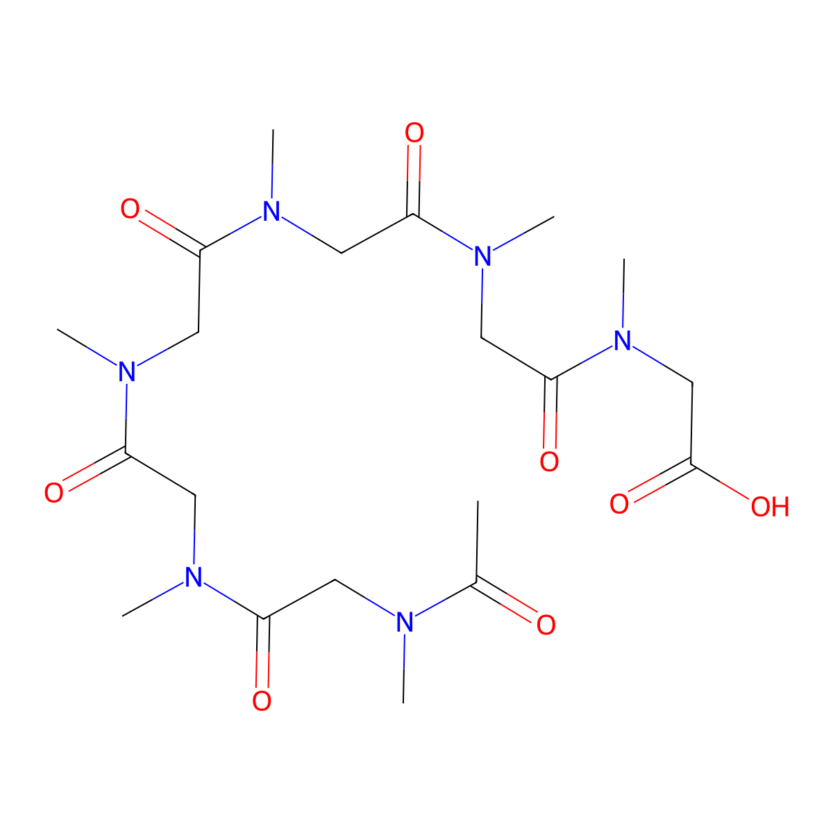 Ac-pSar6-OH molecular structure, CAS 2313534-22-2