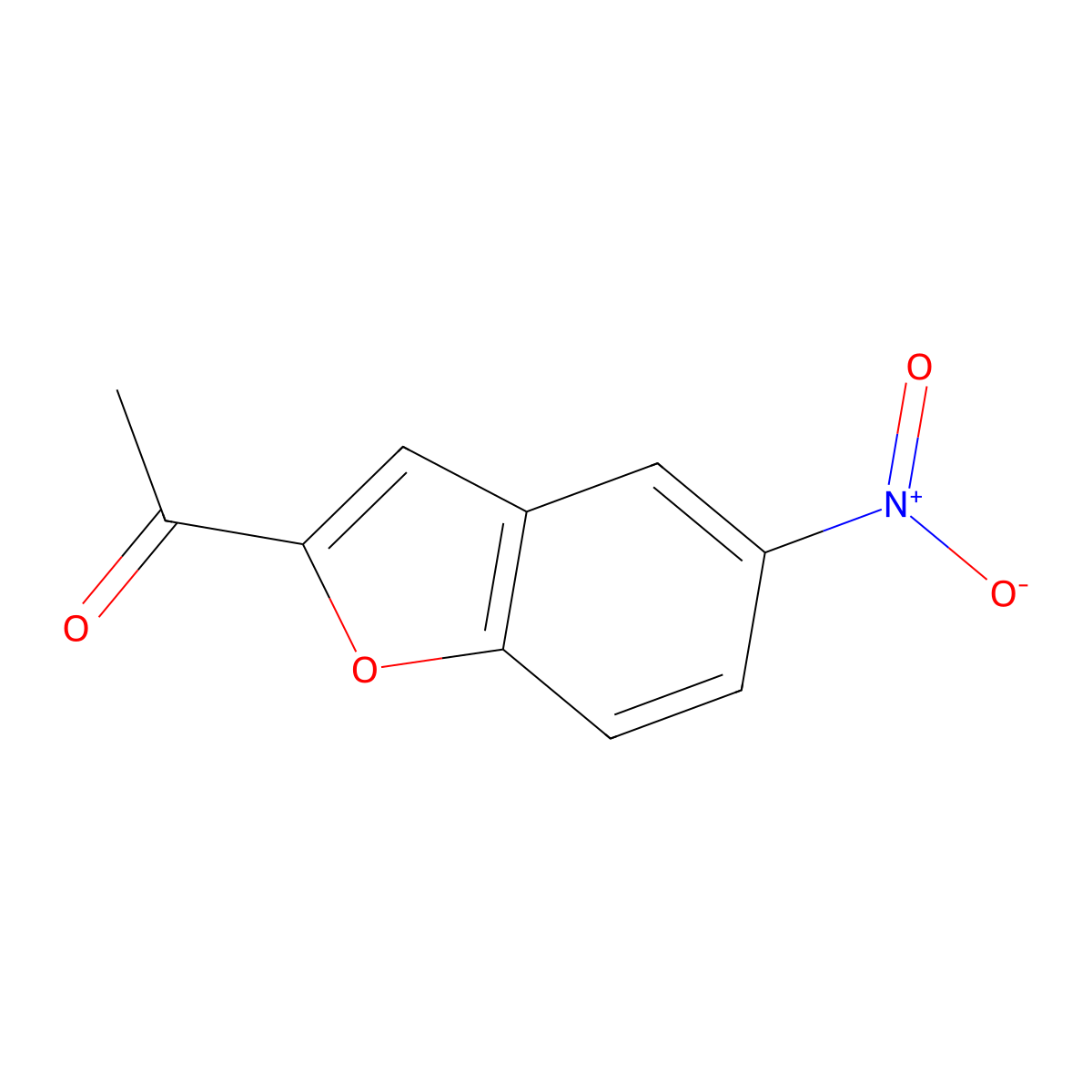 1-(5-Nitro-1-benzofuran-2-YL)ethanone molecular structure, CAS 23136-39-2