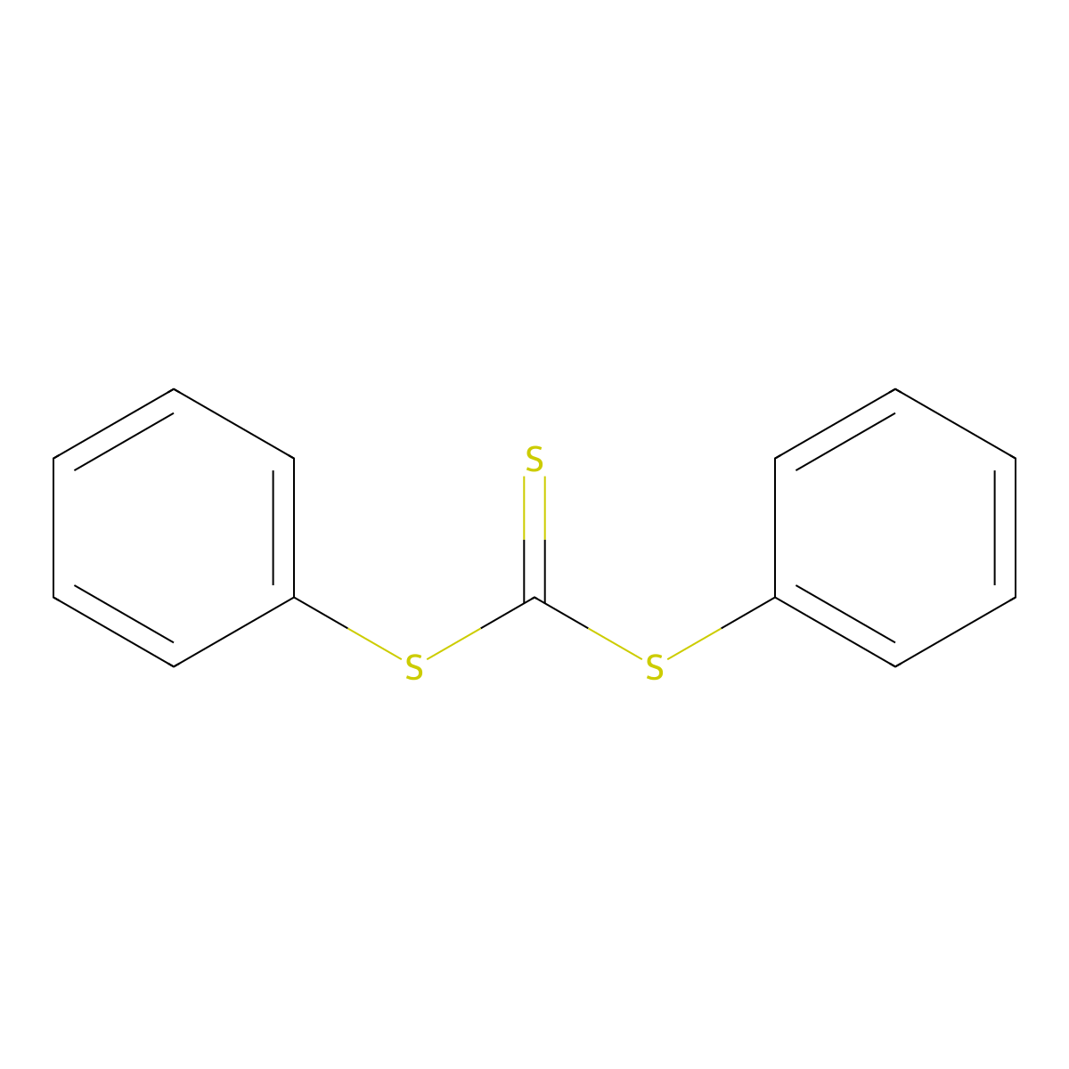 Diphenyl trithiocarbonate molecular structure, CAS 2314-54-7