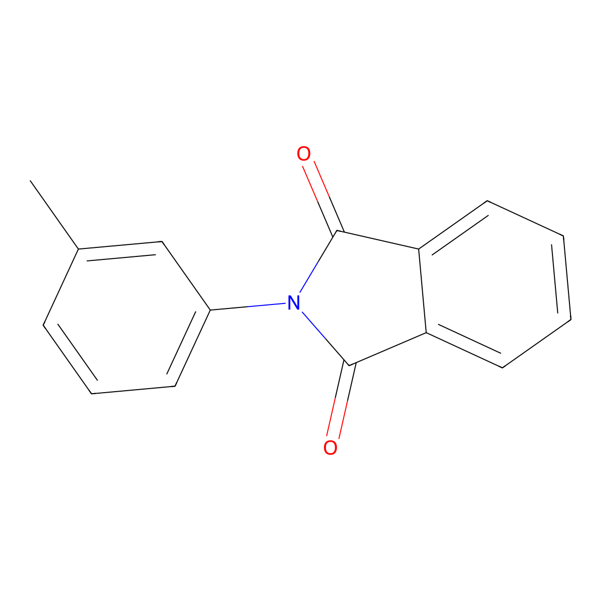 N-m-TOLYLPHTHALIMIDE molecular structure, CAS 2314-76-3
