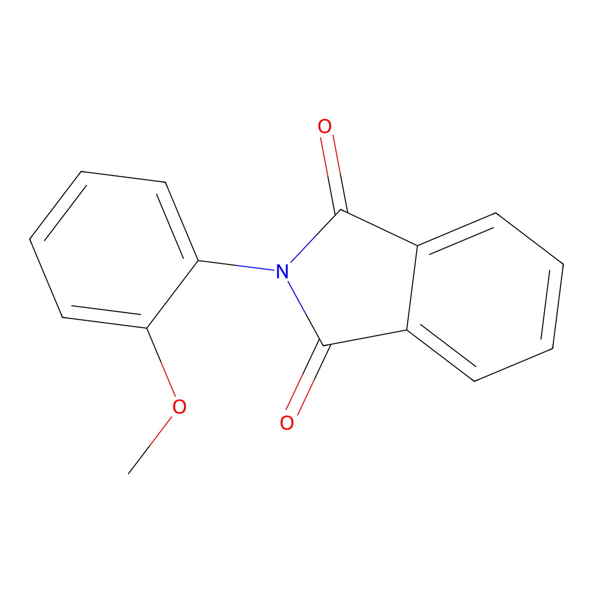 2-(2-methoxyphenyl)-1H-isoindole-1,3(2H)-dione molecular structure, CAS 2314-77-4
