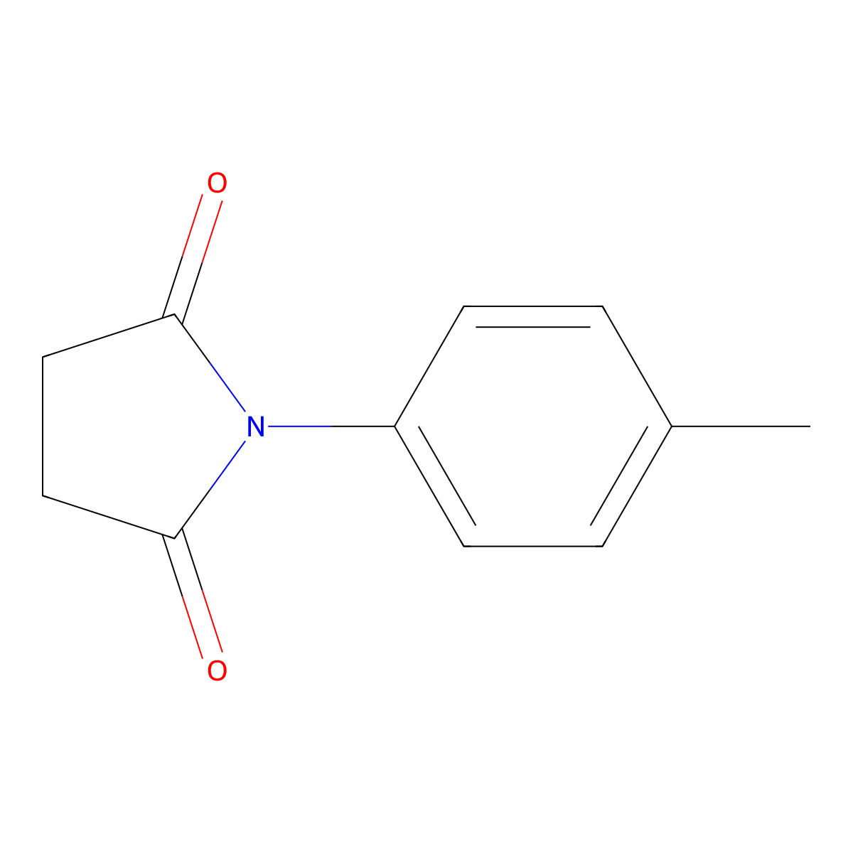 N-(4-Methylphenyl)succinimide molecular structure, CAS 2314-79-6