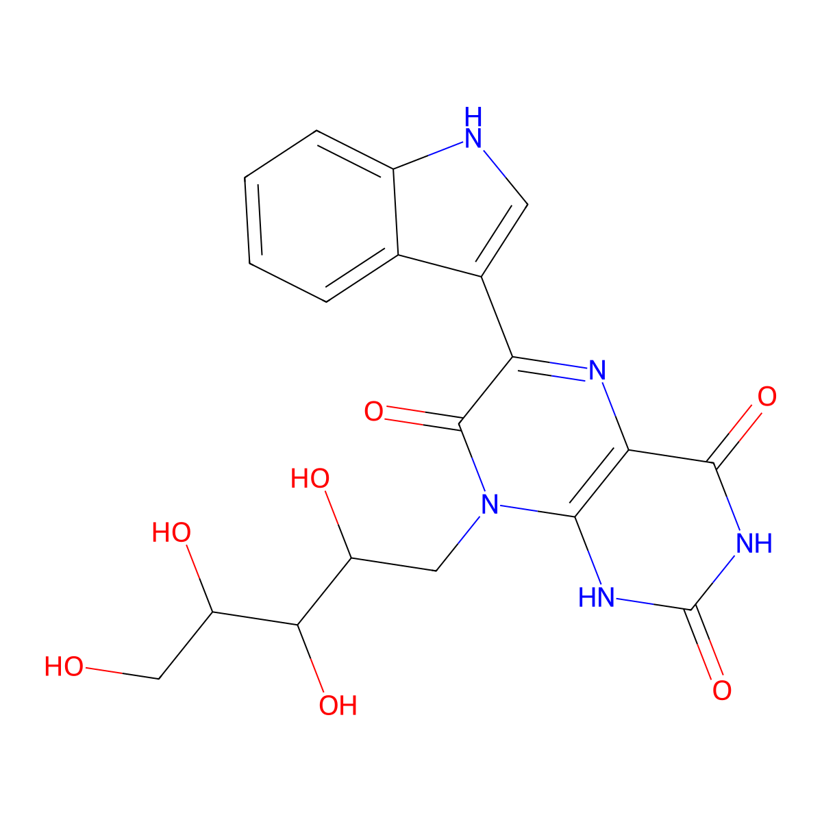 Photolumazine III molecular structure, CAS 23140-55-8