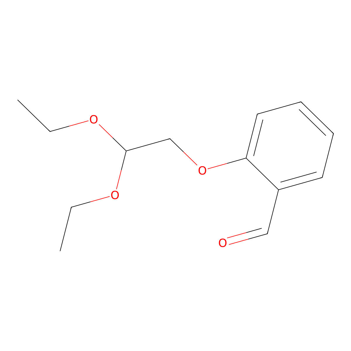 2-(2,2-Diethoxyethoxy)benzaldehyde molecular structure, CAS 23145-21-3