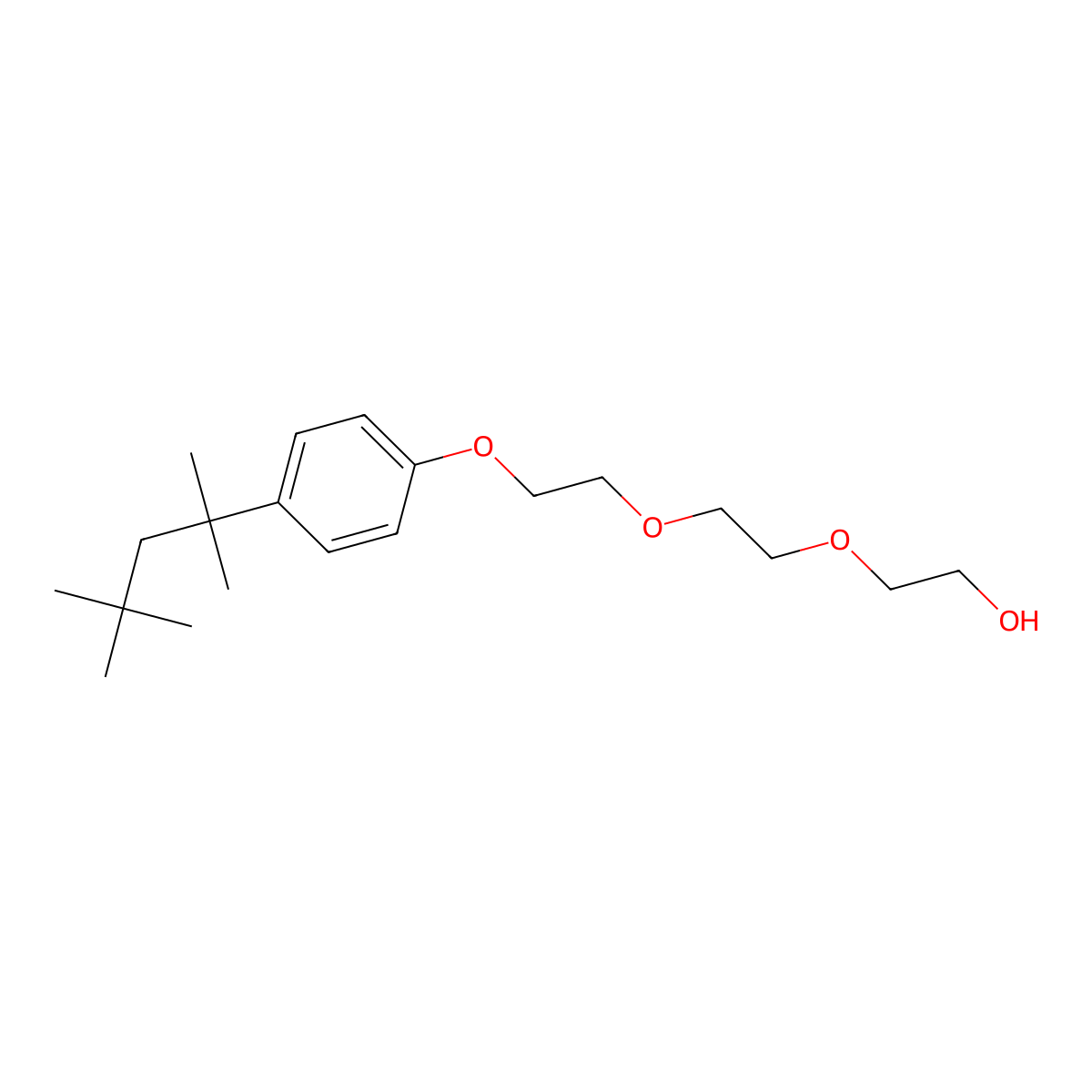 Octoxynol-3 molecular structure, CAS 2315-62-0
