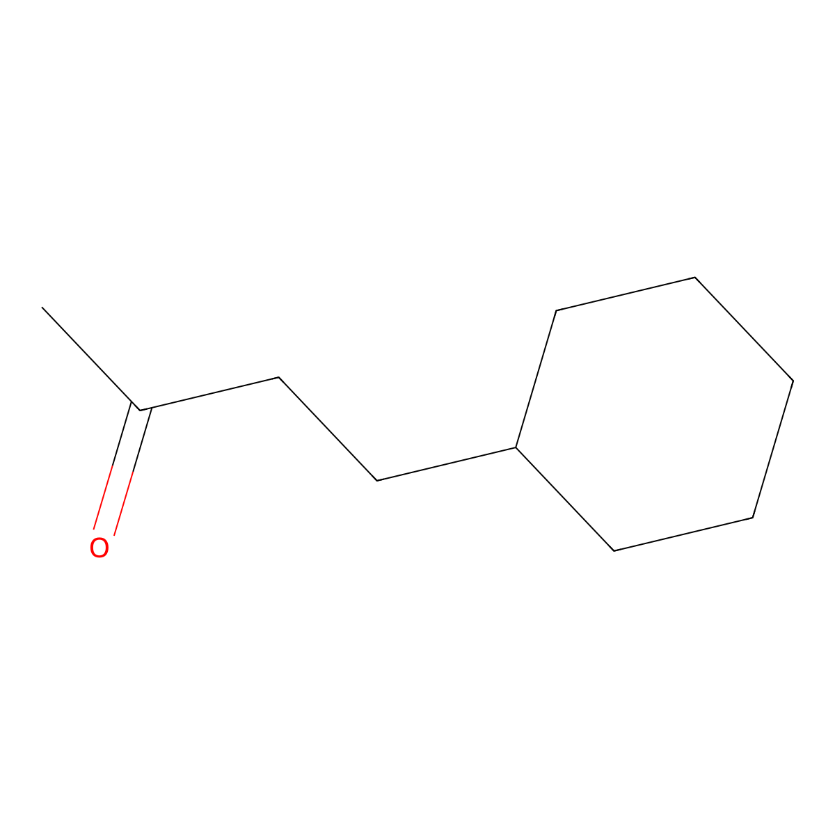 4-Cyclohexylbutan-2-one molecular structure, CAS 2316-85-0
