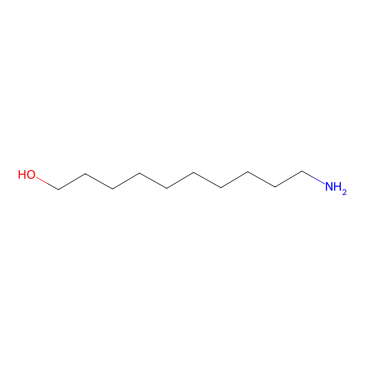 10-Amino-1-decanol molecular structure, CAS 23160-46-5