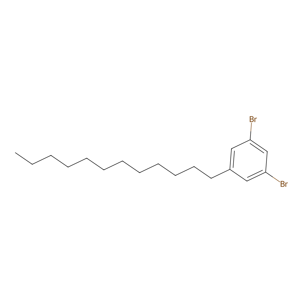 1,3-Dibromo-5-dodecylbenzene molecular structure, CAS 231606-27-2