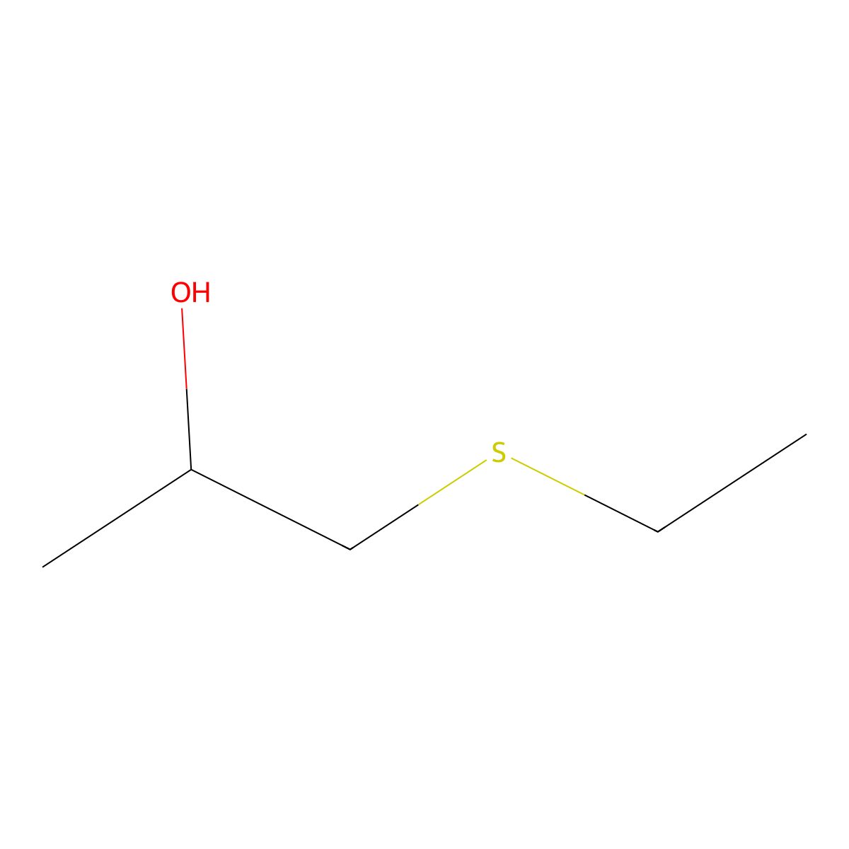 (2S)-1-(ethylsulfanyl)propan-2-ol molecular structure, CAS 231611-14-6