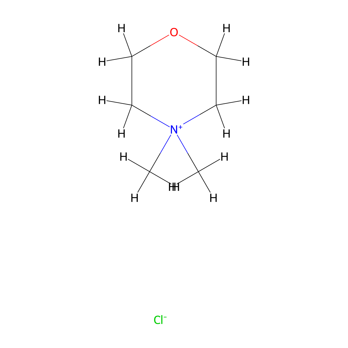 Morphol molecular structure, CAS 23165-19-7
