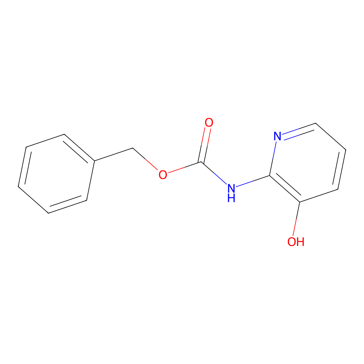 benzyl N-(3-hydroxypyridin-2-yl)carbamate molecular structure, CAS 2316620-66-1