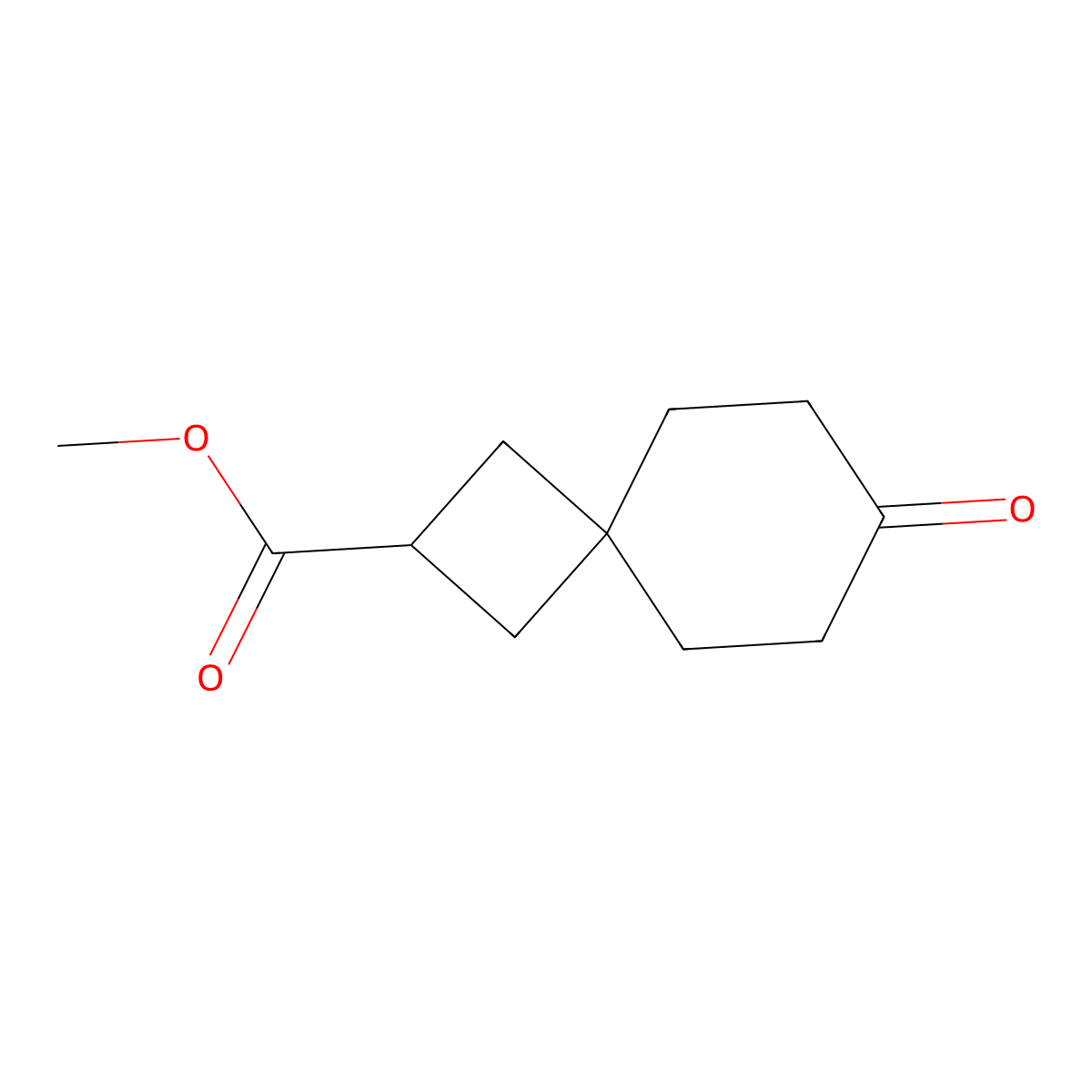Methyl 7-Oxospiro[3.5]nonane-2-carboxylate molecular structure, CAS 2316708-29-7