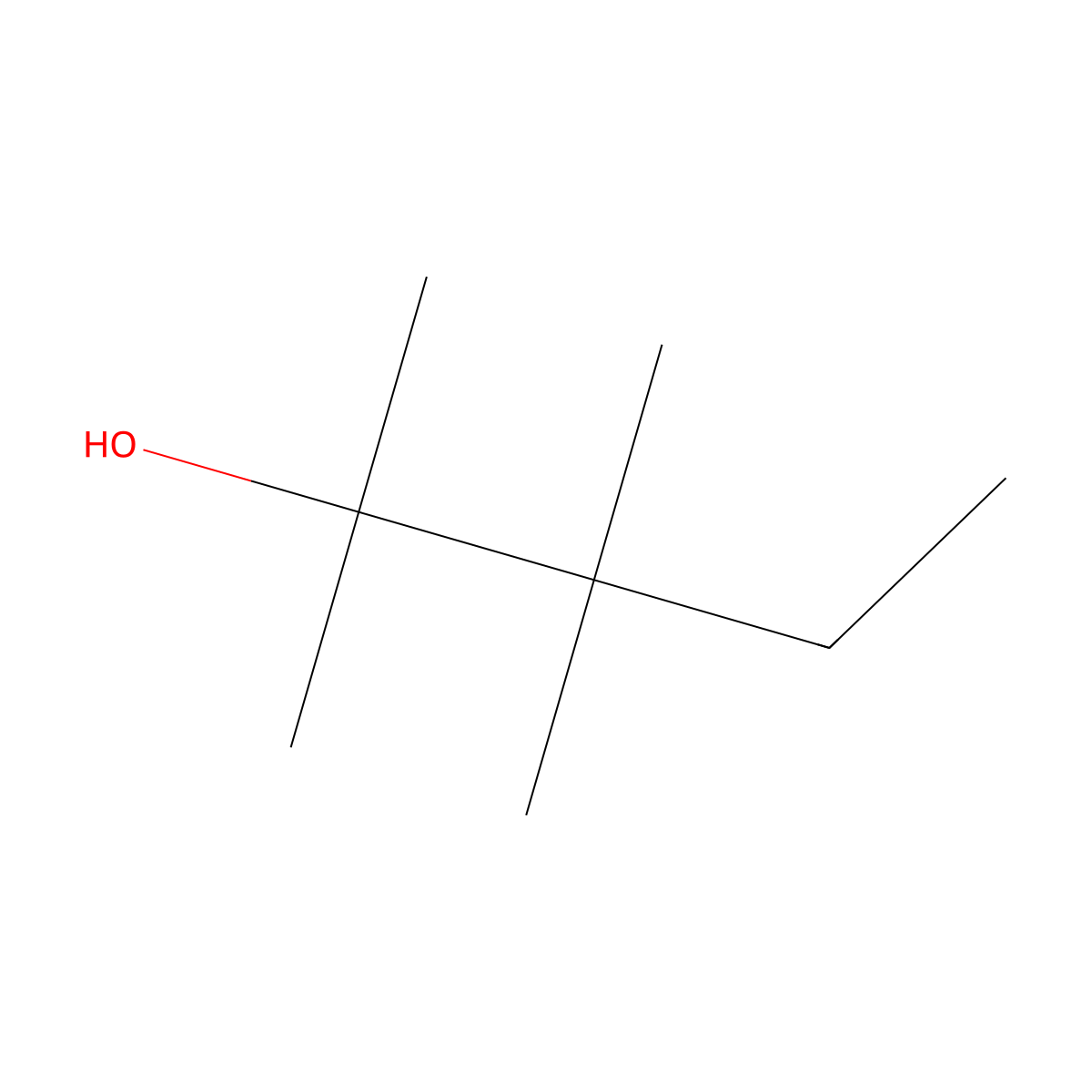 2,3,3-Trimethyl-2-pentanol molecular structure, CAS 23171-85-9