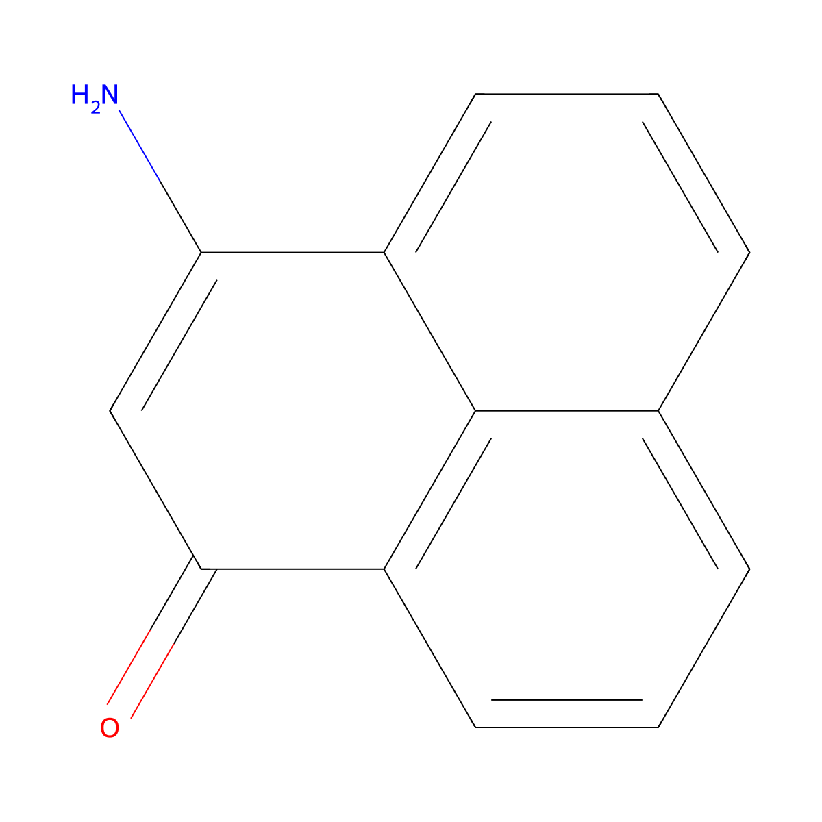 3-Aminophenalen-1-one molecular structure, CAS 23177-30-2