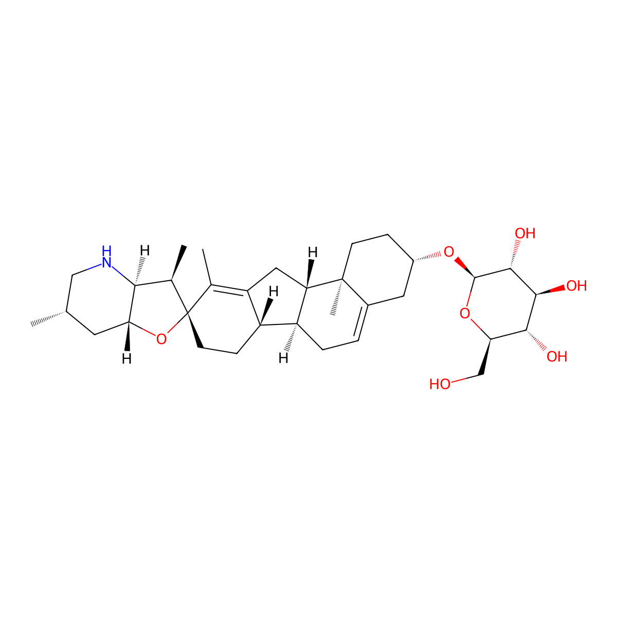 Cycloposine molecular structure, CAS 23185-94-6