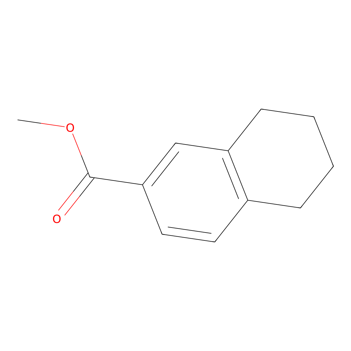 Methyl 5,6,7,8-tetrahydronaphthalene-2-carboxylate molecular structure, CAS 23194-33-4