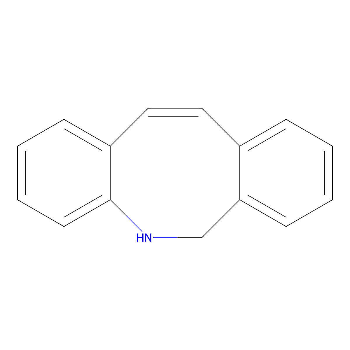 5,6-Dihydrodibenzo[b,f]azocine molecular structure, CAS 23194-93-6