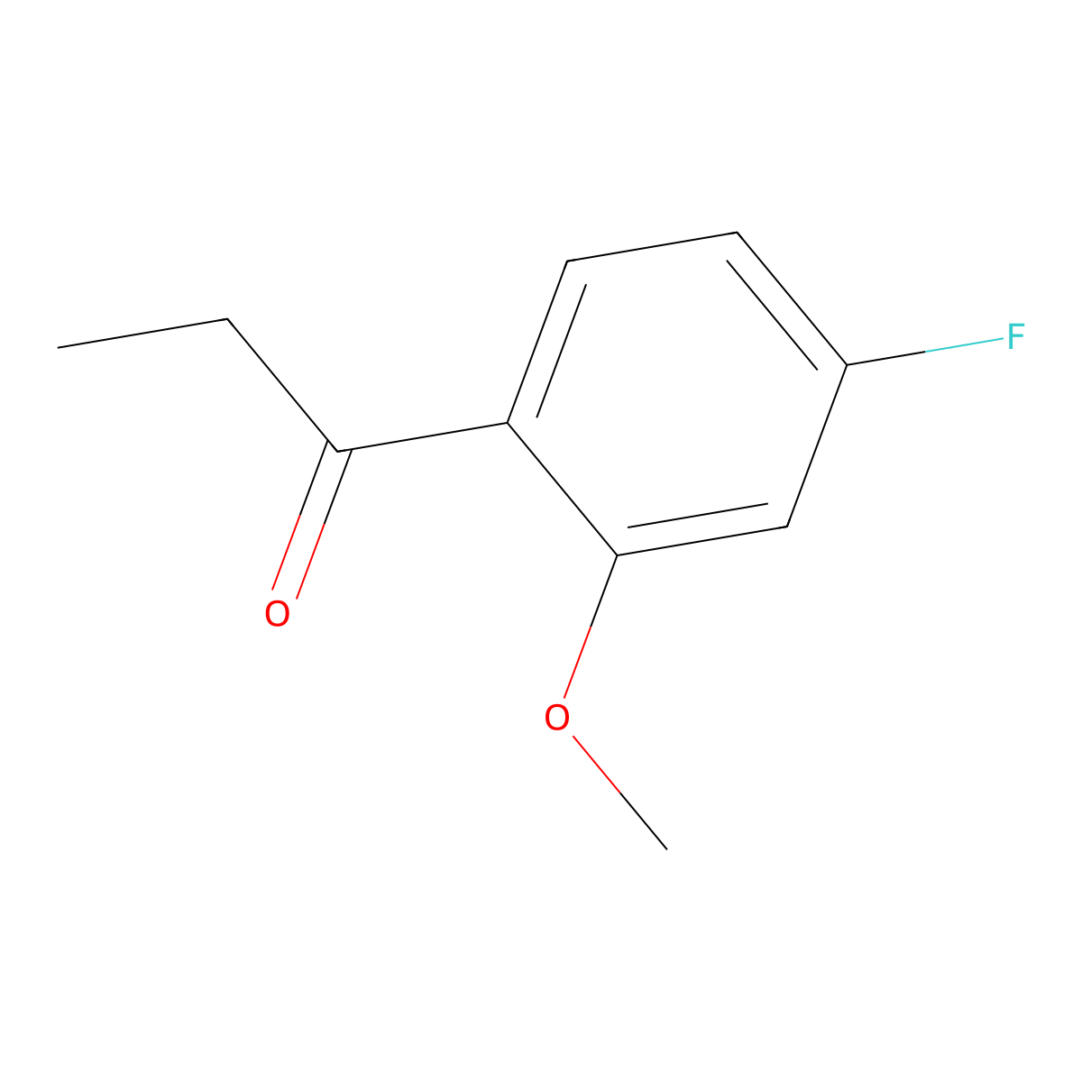 1-(4-Fluoro-2-methoxyphenyl)propan-1-one molecular structure, CAS 231958-06-8