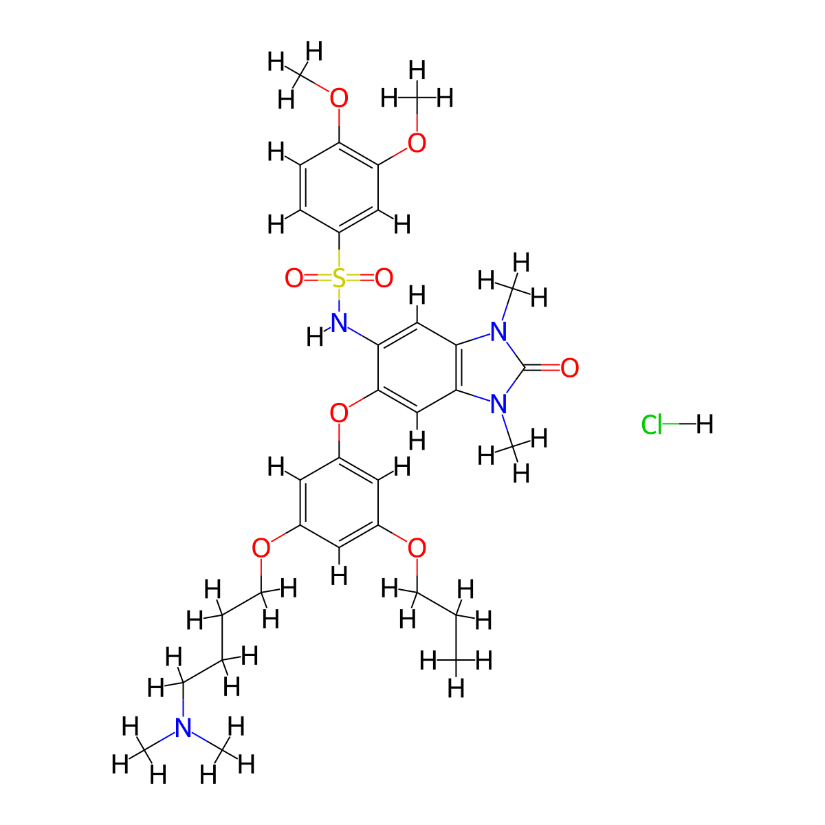 IACS-9571 Hydrochloride molecular structure, CAS 2319611-93-1