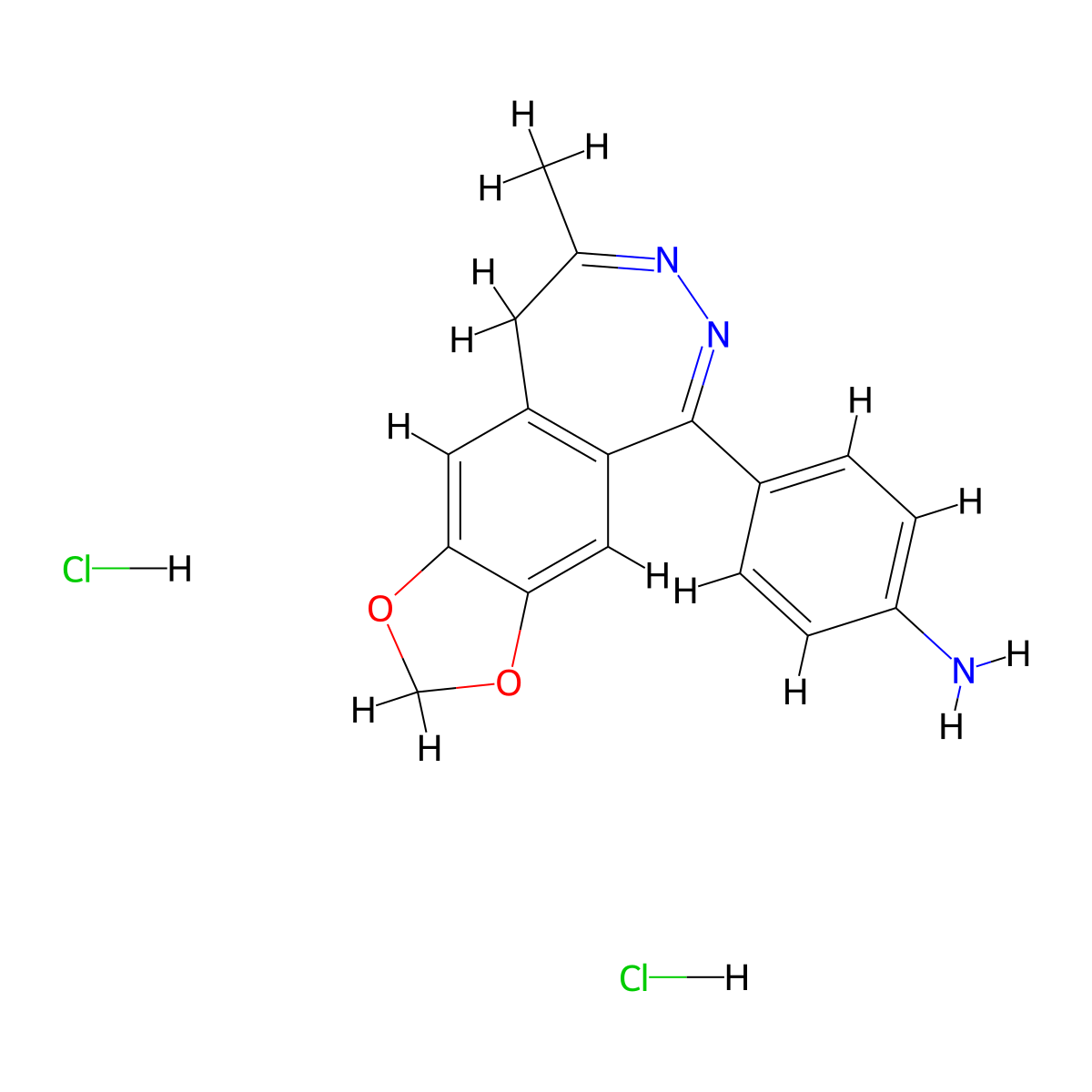 GYKI 52466 dihydrochloride molecular structure, CAS 2319722-40-0