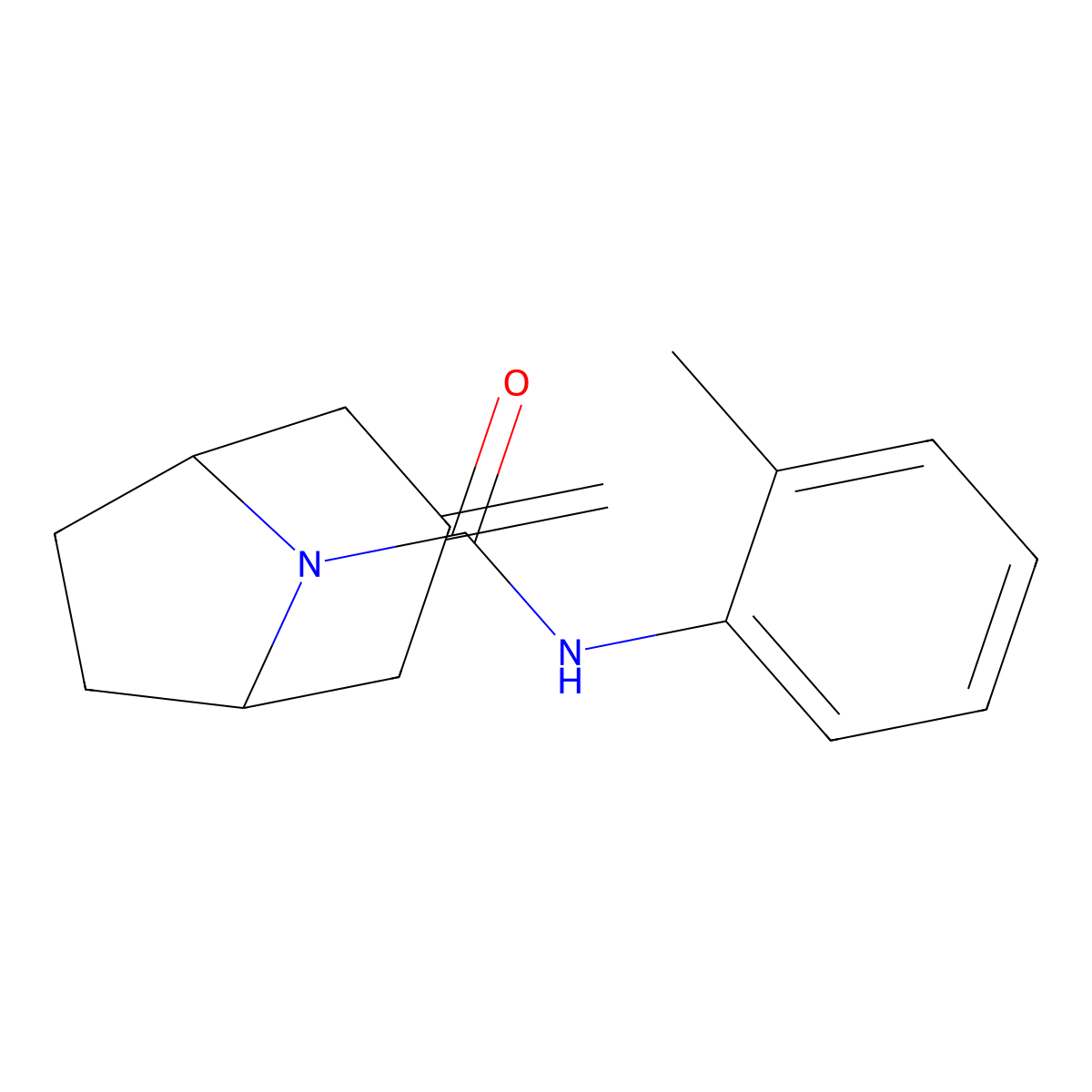 3-Methylidene-N-(2-methylphenyl)-8-azabicyclo[3.2.1]octane-8-carboxamide molecular structure, CAS 2319851-12-0