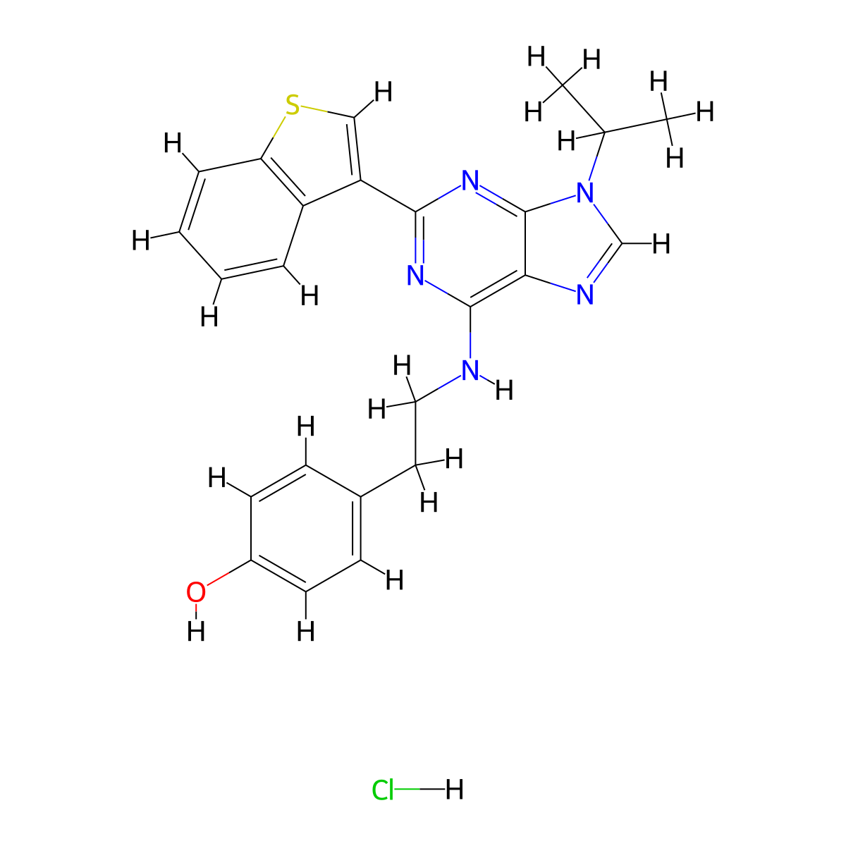 StemRegenin 1 (hydrochloride) molecular structure, CAS 2319882-01-2