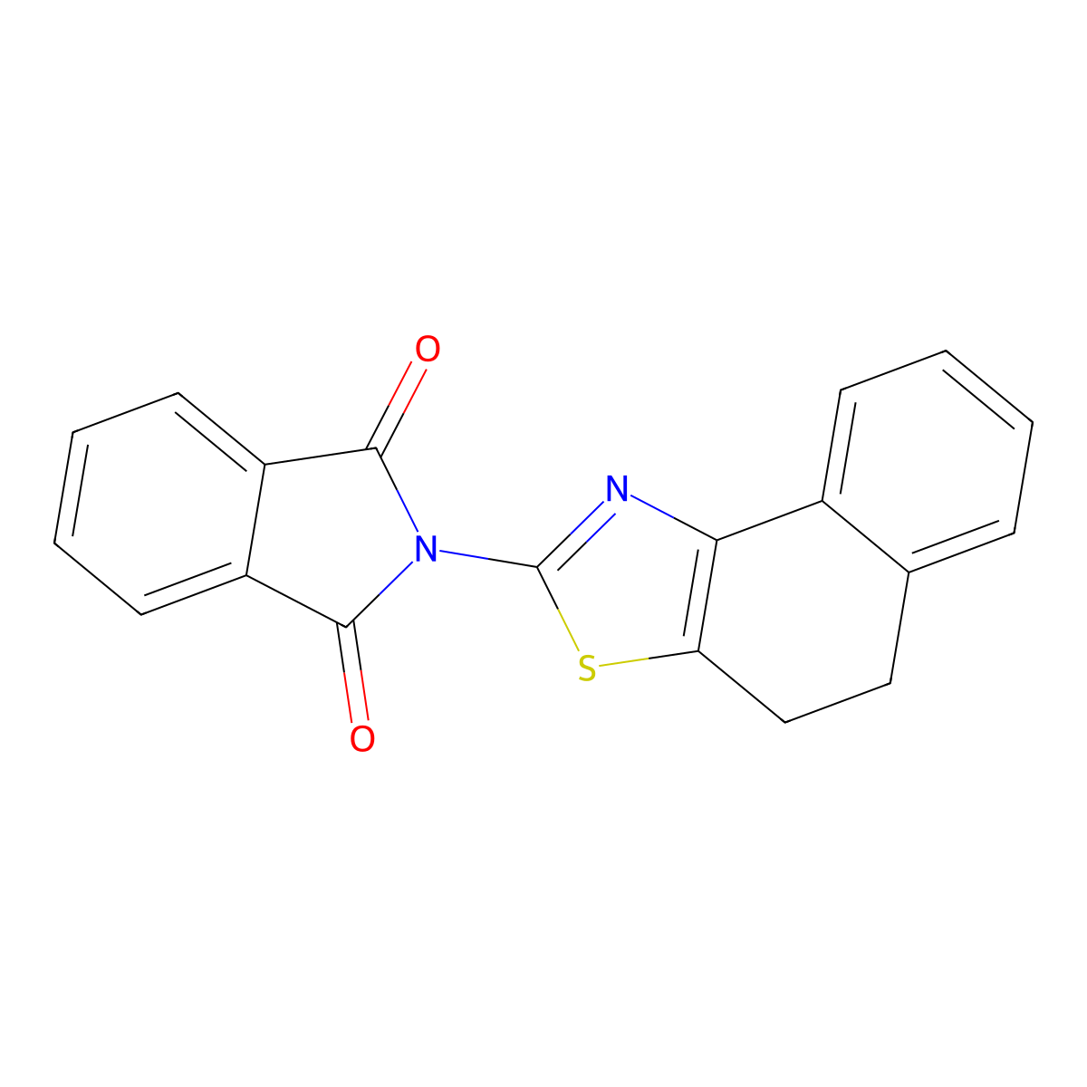 2-{4H,5H-naphtho[1,2-d][1,3]thiazol-2-yl}-2,3-dihydro-1H-isoindole-1,3-dione molecular structure, CAS 2319897-19-1