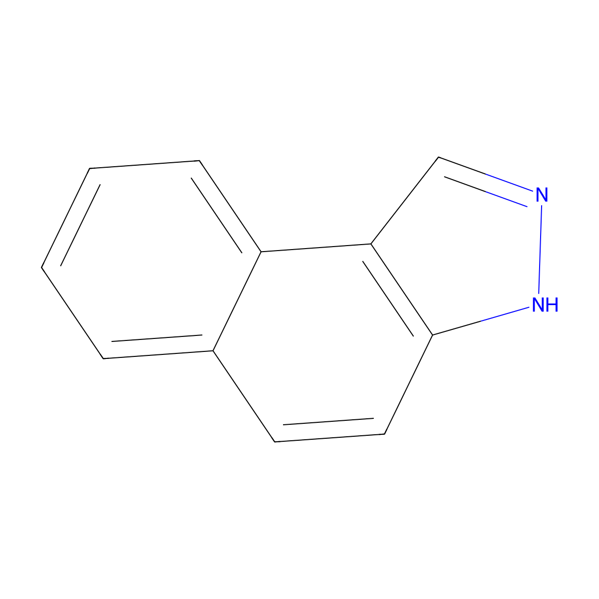3H-Benzo[e]indazole molecular structure, CAS 232-89-3