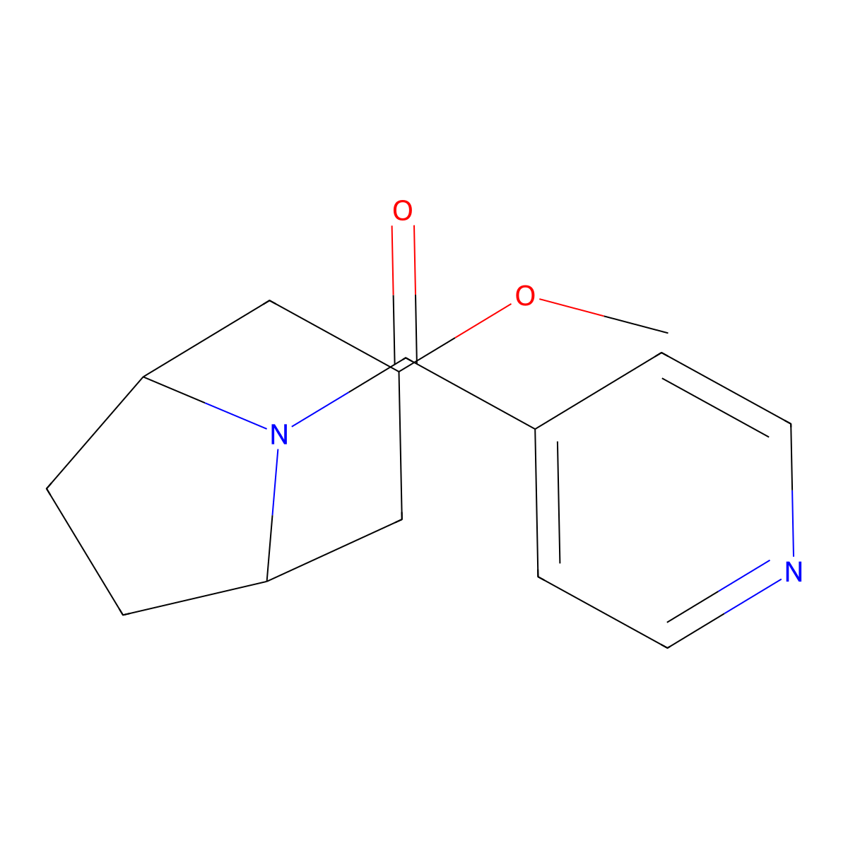 3-Methoxy-8-(pyridine-4-carbonyl)-8-azabicyclo[3.2.1]octane molecular structure, CAS 2320147-83-7