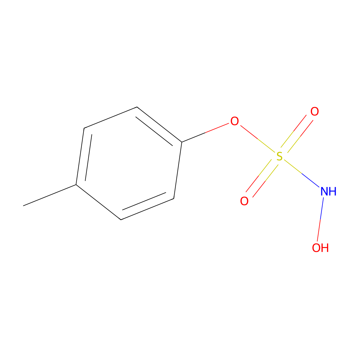 p-Tolyl hydroxysulfamate molecular structure, CAS 2320175-02-6