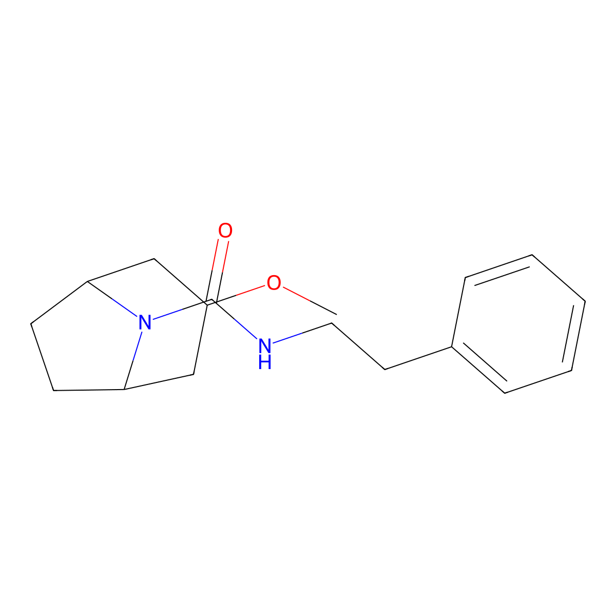 3-methoxy-N-(2-phenylethyl)-8-azabicyclo[3.2.1]octane-8-carboxamide molecular structure, CAS 2320177-01-1