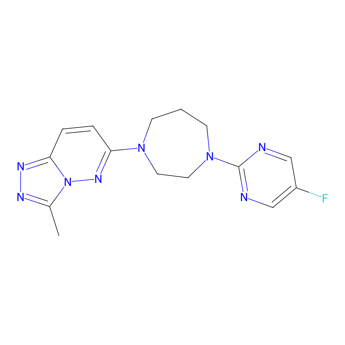 1-(5-Fluoropyrimidin-2-yl)-4-{3-methyl-[1,2,4]triazolo[4,3-b]pyridazin-6-yl}-1,4-diazepane molecular structure, CAS 2320177-36-2