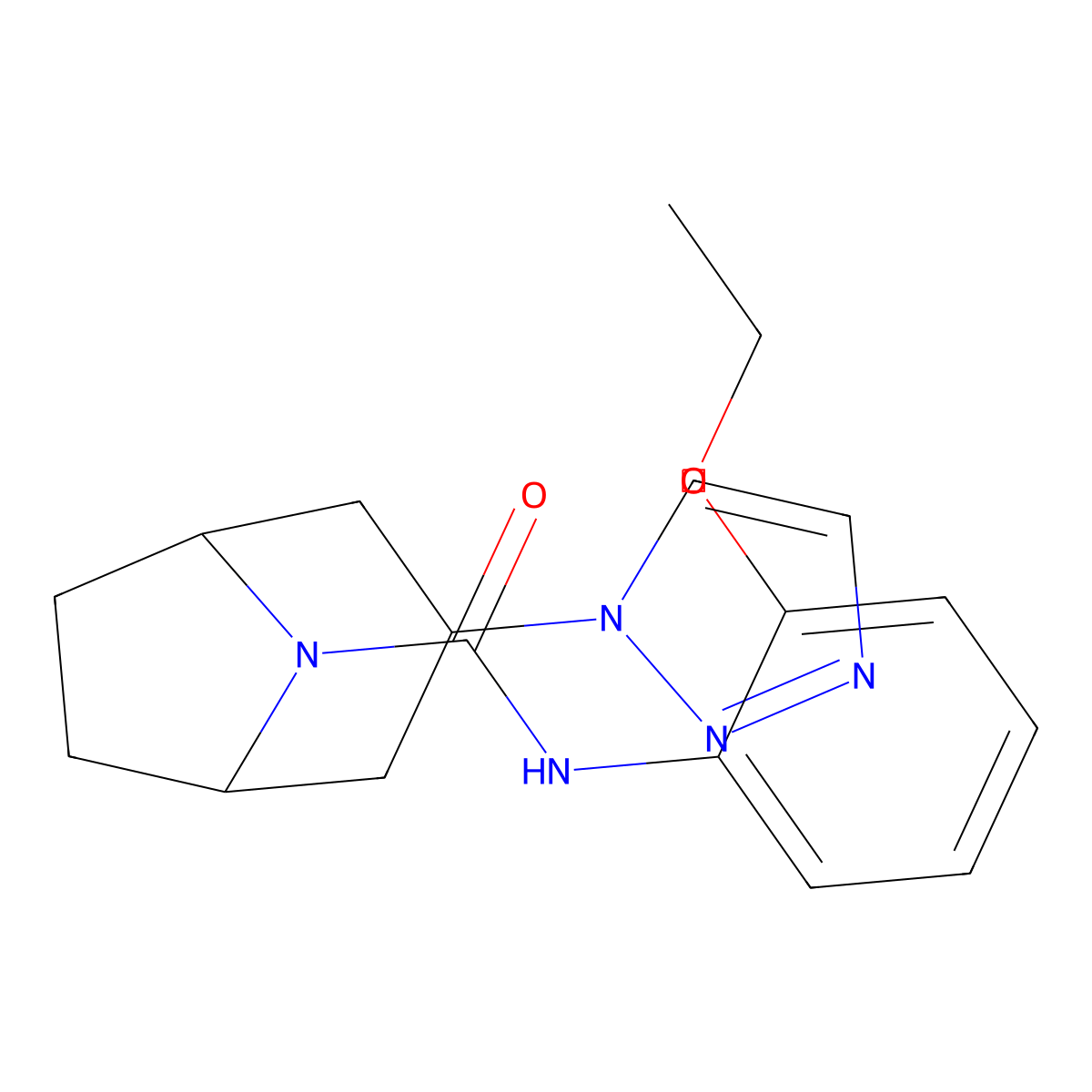N-(2-ethoxyphenyl)-3-(1H-1,2,3-triazol-1-yl)-8-azabicyclo[3.2.1]octane-8-carboxamide molecular structure, CAS 2320177-96-4