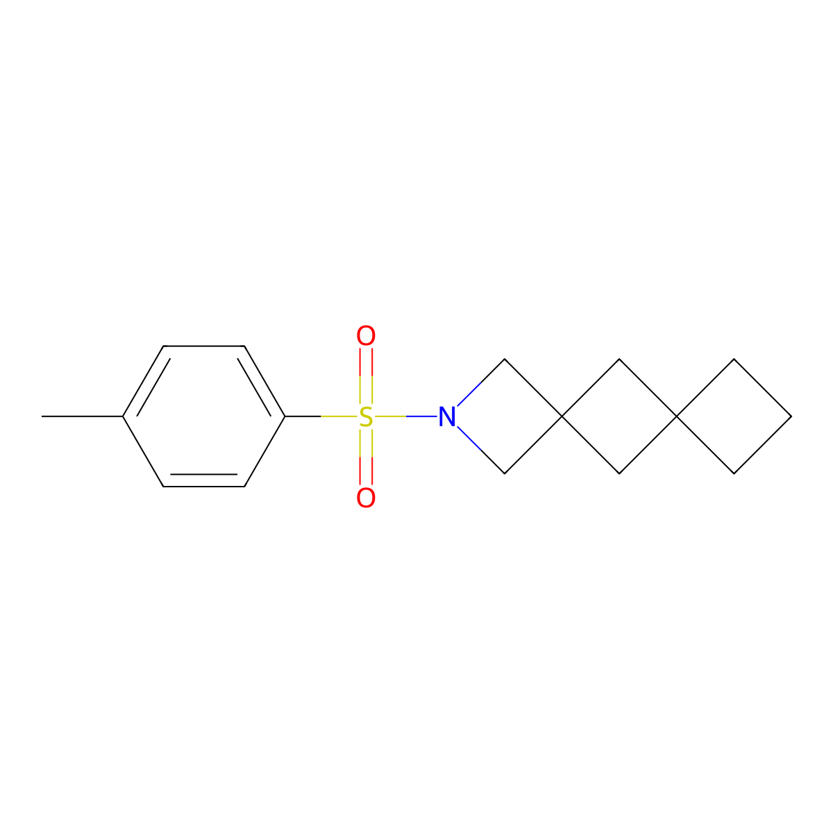 2-(4-Methylbenzenesulfonyl)-2-azadispiro[3.1.3^{6}.1^{4}]decane molecular structure, CAS 2320208-94-2