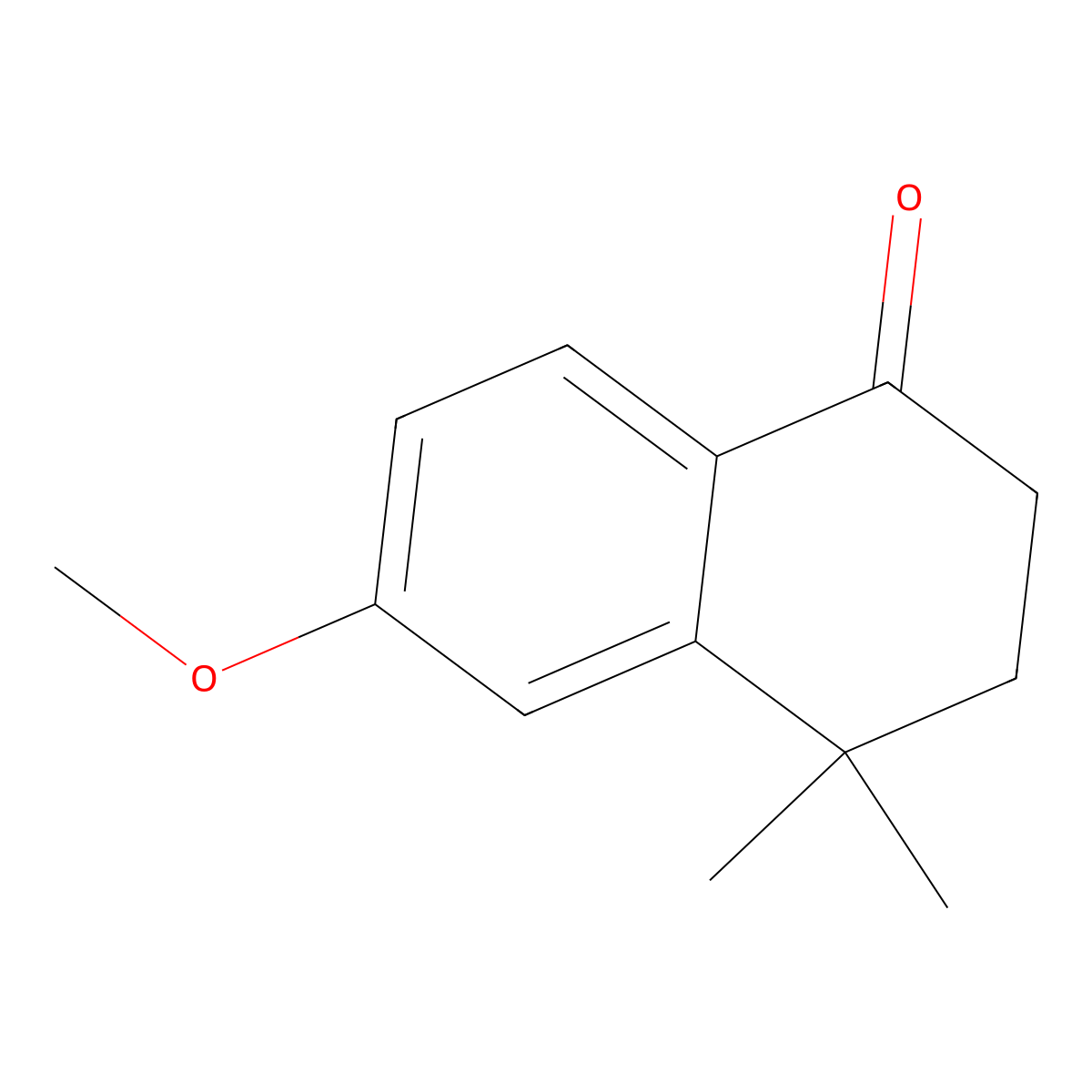 6-Methoxy-4,4-dimethyl-3,4-dihydronaphthalen-1(2H)-one molecular structure, CAS 23203-51-2