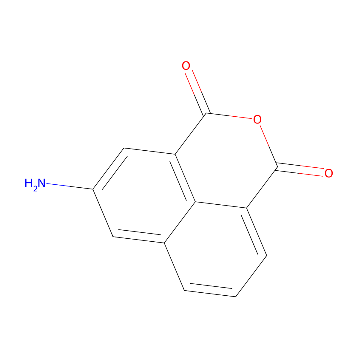 5-Aminobenzo[DE]isochromene-1,3-dione molecular structure, CAS 23204-38-8