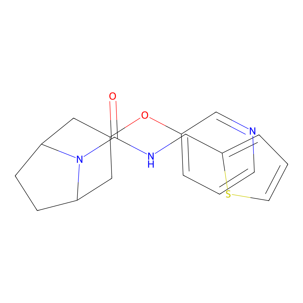 3-(pyridin-3-yloxy)-N-[(thiophen-2-yl)methyl]-8-azabicyclo[3.2.1]octane-8-carboxamide molecular structure, CAS 2320458-45-3