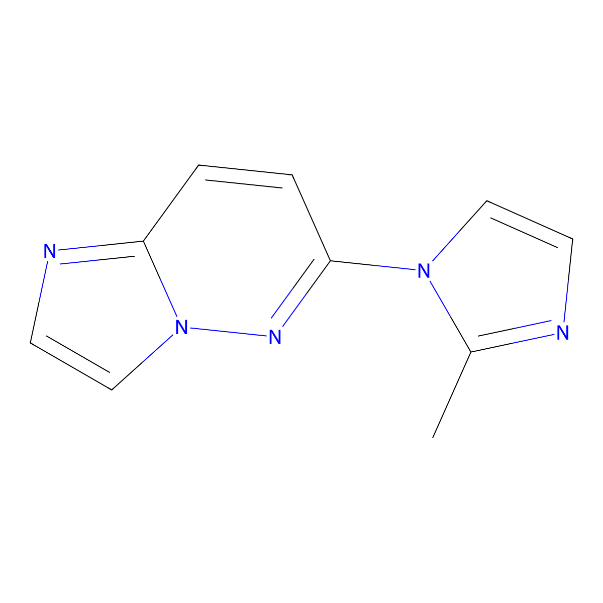 1-{imidazo[1,2-b]pyridazin-6-yl}-2-methyl-1H-imidazole molecular structure, CAS 2320465-12-9