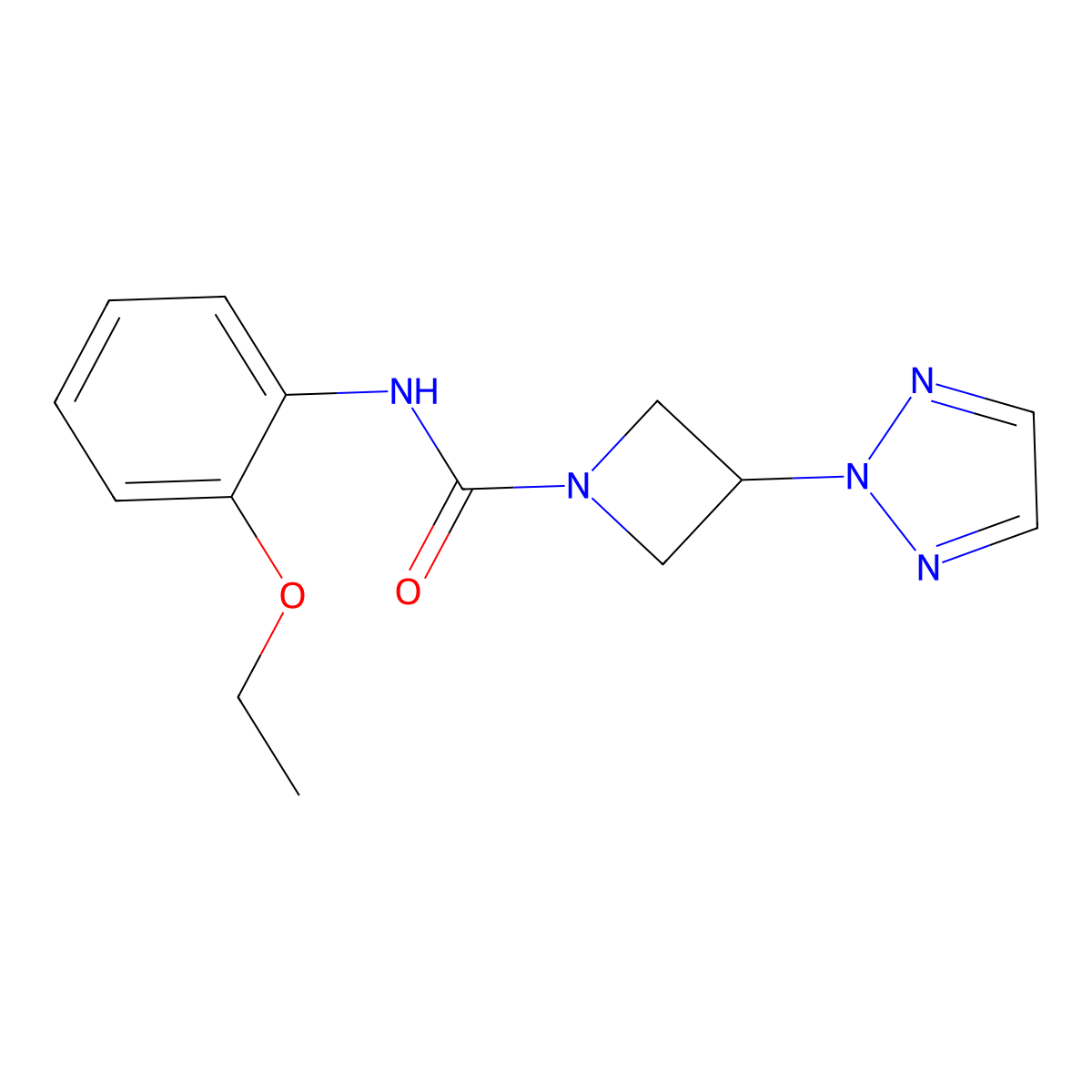 N-(2-ethoxyphenyl)-3-(2H-1,2,3-triazol-2-yl)azetidine-1-carboxamide molecular structure, CAS 2320505-57-3