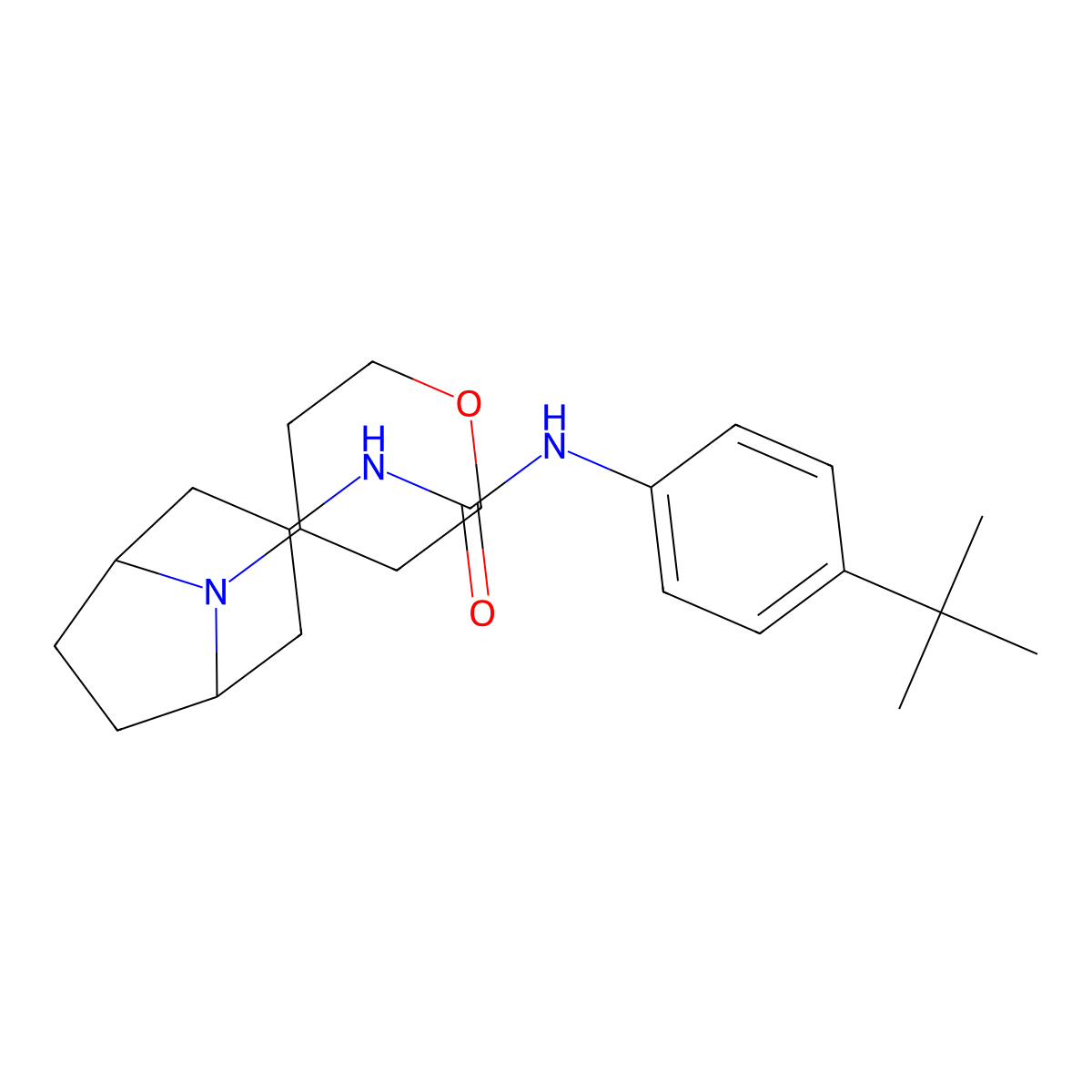 1-(4-Tert-butylphenyl)-3-[8-(oxan-4-yl)-8-azabicyclo[3.2.1]octan-3-yl]urea molecular structure, CAS 2320572-16-3