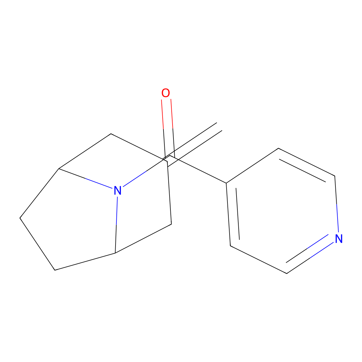 ((1R,5S)-3-methylene-8-azabicyclo[3.2.1]octan-8-yl)(pyridin-4-yl)methanone molecular structure, CAS 2320600-75-5