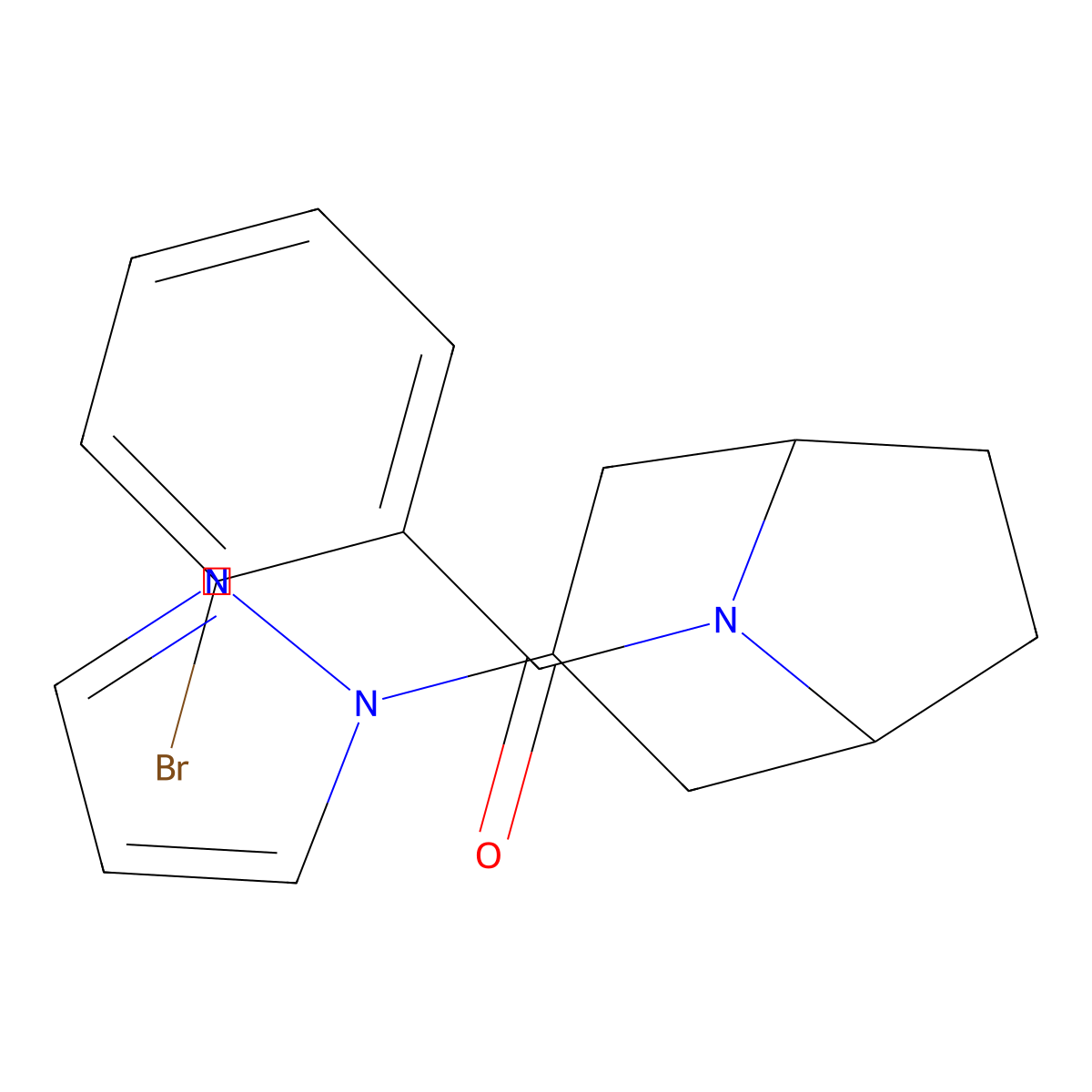8-(2-bromobenzoyl)-3-(1H-pyrazol-1-yl)-8-azabicyclo[3.2.1]octane molecular structure, CAS 2320886-00-6