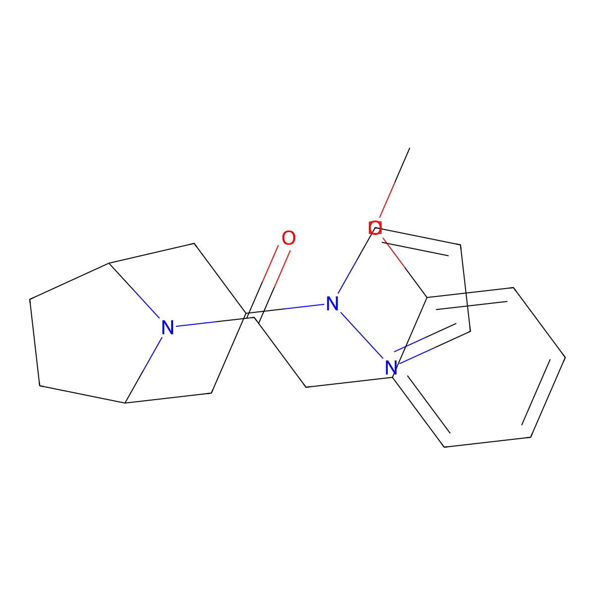 2-(2-methoxyphenyl)-1-[3-(1H-pyrazol-1-yl)-8-azabicyclo[3.2.1]octan-8-yl]ethan-1-one molecular structure, CAS 2320887-66-7