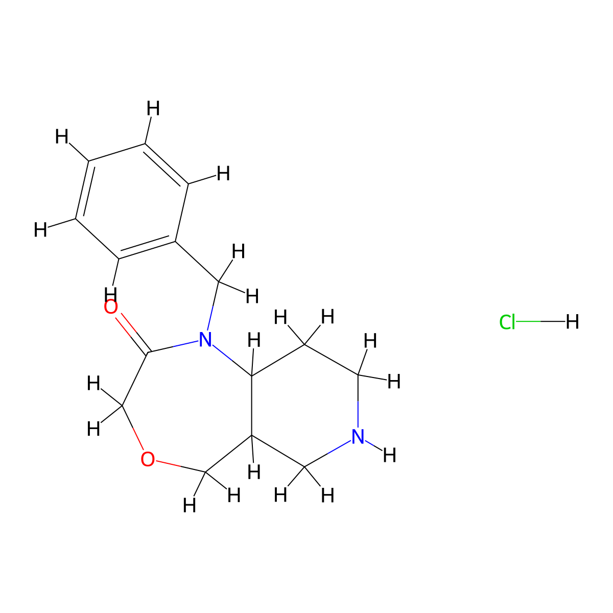 1-Benzyl-decahydropyrido[4,3-e][1,4]oxazepin-2-one hydrochloride molecular structure, CAS 2320923-34-8