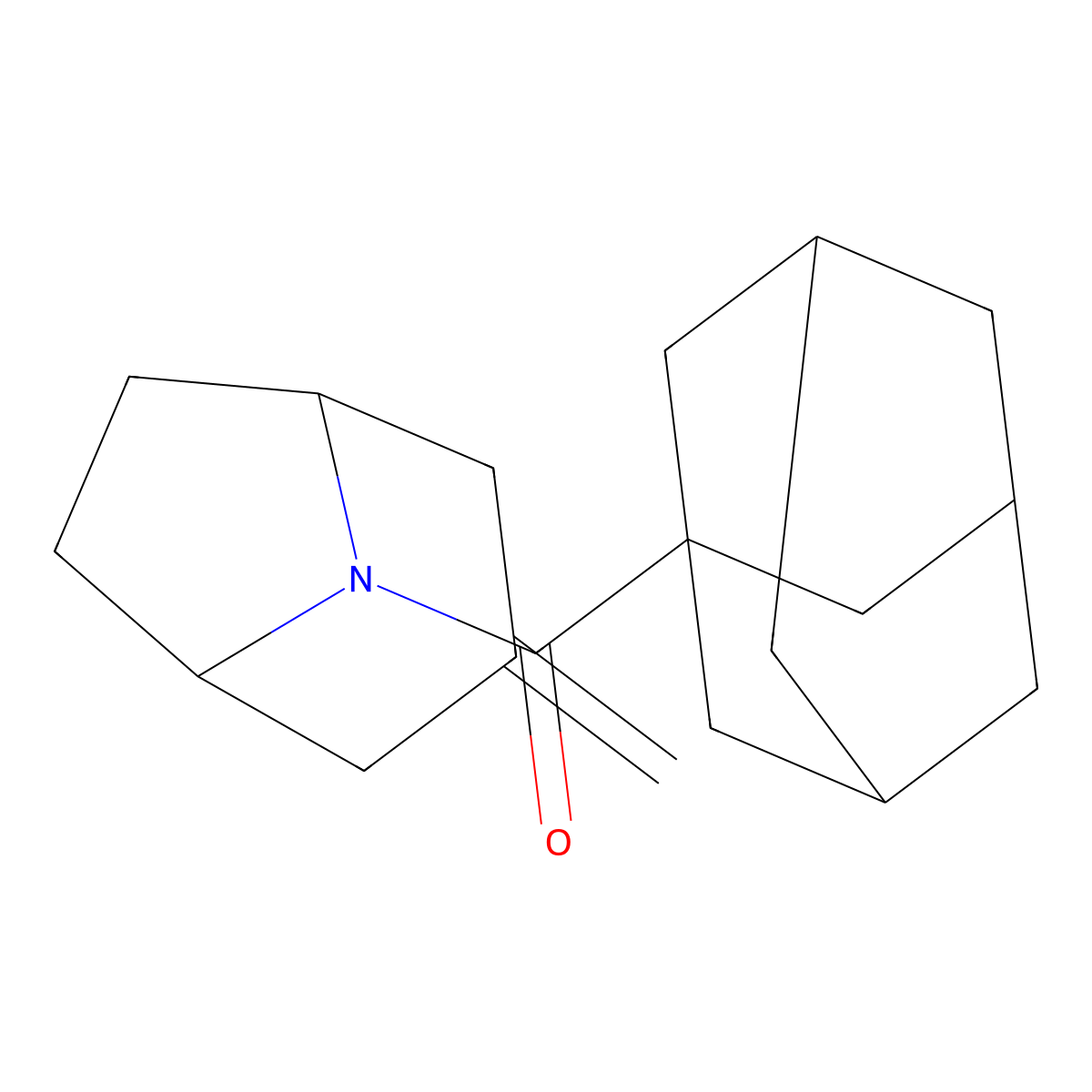 8-(Adamantane-1-carbonyl)-3-methylidene-8-azabicyclo[3.2.1]octane molecular structure, CAS 2320958-38-9