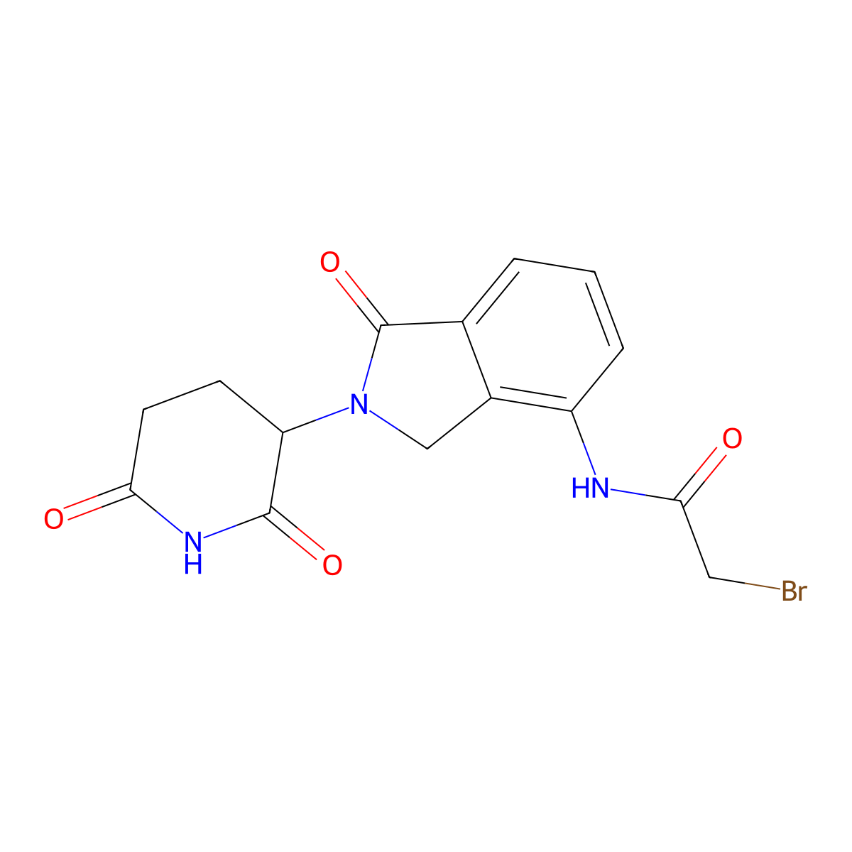 Lenalidomide-CO-C1-Br molecular structure, CAS 2321608-04-0