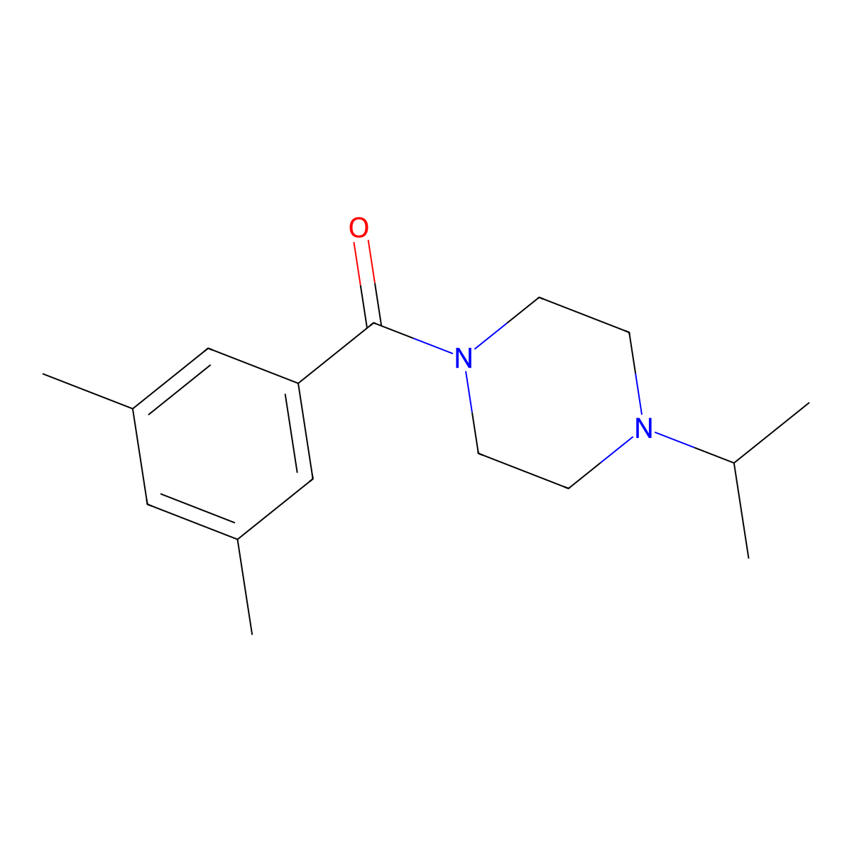 (3,5-Dimethylphenyl)[4-(1-methylethyl)-1-piperazinyl]methanone molecular structure, CAS 2321937-71-5